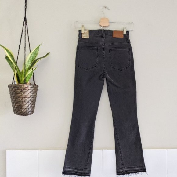 New Madewell Demi-Boot Jeans in Tobin Wash Inset Edition Size 23 - Picture 9 of 11